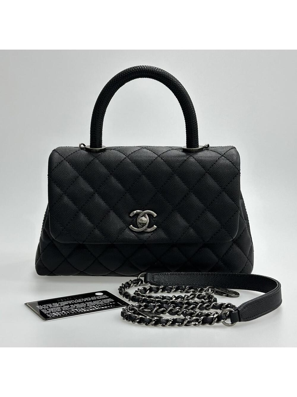 Chanel Coco Handle Small Black Caviar #318242C55B
